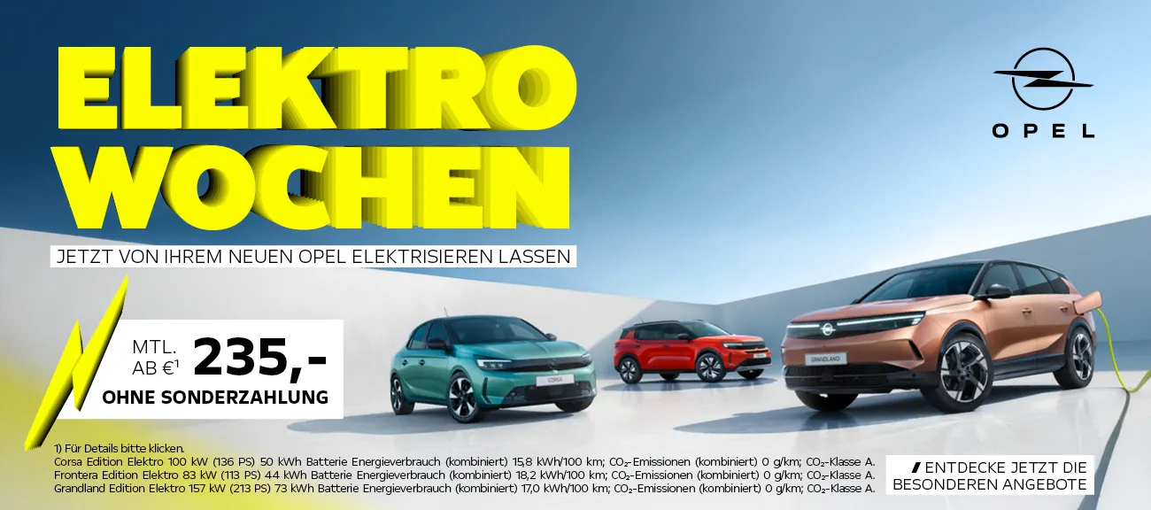 Opel Elektro Wochen