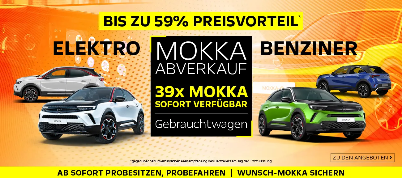 Mokka Abverkauf